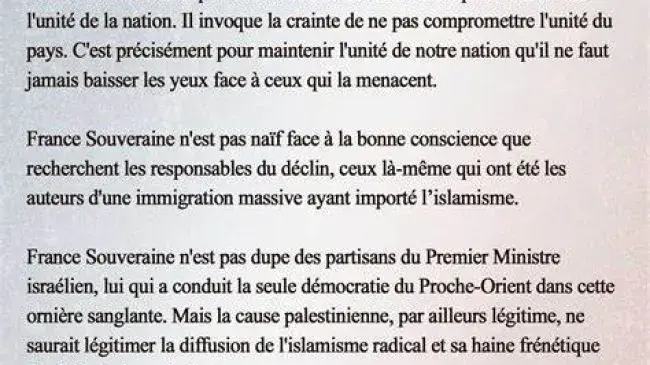 COMMUNIQUÉ : Notre position sur la marche contre l’antisémitisme.